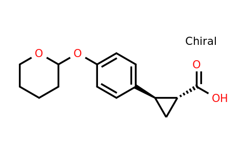 CAS 1946017-75-9 | trans-2-[4-(oxan-2-yloxy)phenyl]cyclopropane-1-carboxylic acid