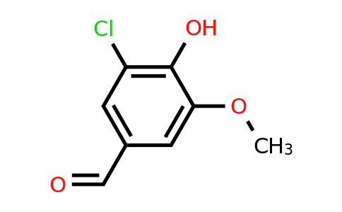 CAS 19463-48-0 | 3-chloro-4-hydroxy-5-methoxybenzaldehyde