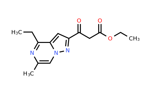 CAS 1947415-57-7 | ethyl 3-{4-ethyl-6-methylpyrazolo[1,5-a]pyrazin-2-yl}-3-oxopropanoate