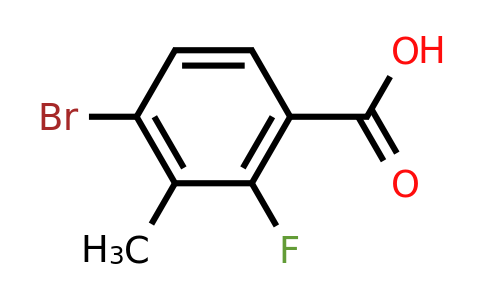 CAS 194804-90-5 | 4-bromo-2-fluoro-3-methyl-benzoic acid
