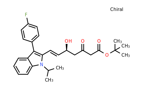 CAS 194934-95-7 | (S,E)-tert-Butyl 7-(3-(4-fluorophenyl)-1-isopropyl-1H-indol-2-yl)-5-hydroxy-3-oxohept-6-enoate