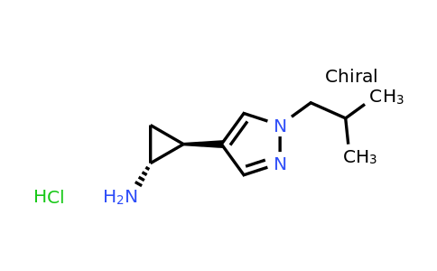 CAS 1949805-94-0 | (1R,2S)-2-[1-(2-methylpropyl)-1H-pyrazol-4-yl]cyclopropan-1-amine hydrochloride