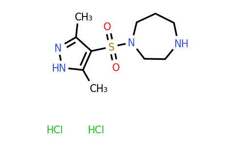 CAS 1949815-67-1 | 1-((3,5-dimethyl-1H-pyrazol-4-yl)sulfonyl)-1,4-diazepane dihydrochloride