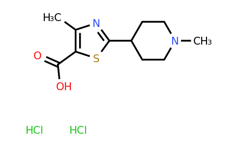 CAS 1949816-02-7 | 4-methyl-2-(1-methylpiperidin-4-yl)-1,3-thiazole-5-carboxylic acid dihydrochloride