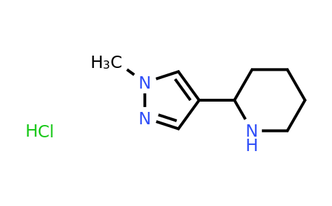 CAS 1949816-39-0 | 2-(1-methyl-1H-pyrazol-4-yl)piperidine hydrochloride