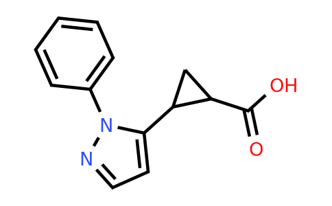CAS 1949816-40-3 | 2-(1-phenyl-1H-pyrazol-5-yl)cyclopropane-1-carboxylic acid