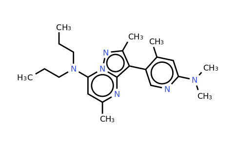 CAS 195055-03-9 | 3-(6-(Dimethylamino)-4-methylpyridin-3-YL)-2,5-dimethyl-N,n-dipropylpyrazolo[1,5-A]pyrimidin-7-amine