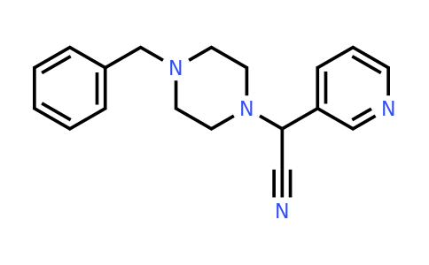 CAS 195141-29-8 | 2-(4-Benzylpiperazin-1-YL)-2-(pyridin-3-YL)acetonitrile