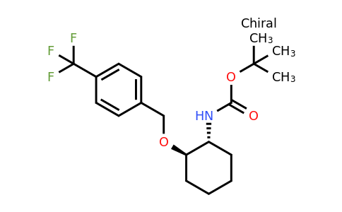 CAS 1951424-84-2 | tert-Butyl ((1R,2R)-2-((4-(trifluoromethyl)benzyl)oxy)cyclohexyl)carbamate