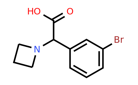 CAS 1951438-81-5 | 2-(Azetidin-1-yl)-2-(3-bromophenyl)acetic acid
