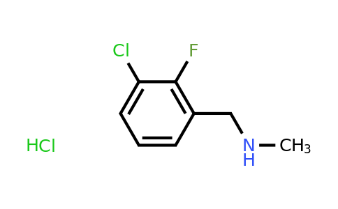 CAS 1951438-93-9 | 1-(3-Chloro-2-fluorophenyl)-N-methylmethanamine hydrochloride