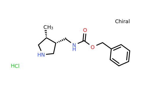 CAS 1951439-09-0 | Benzyl ((cis-4-methylpyrrolidin-3-yl)methyl)carbamate hydrochloride