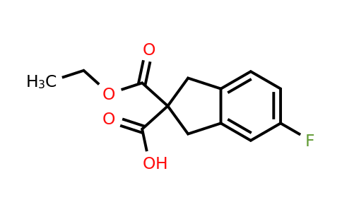 CAS 1951439-78-3 | 2-(Ethoxycarbonyl)-5-fluoro-2,3-dihydro-1H-indene-2-carboxylic acid