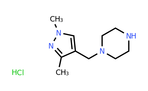 CAS 1951439-89-6 | 1-((1,3-dimethyl-1H-pyrazol-4-yl)methyl)piperazine hydrochloride