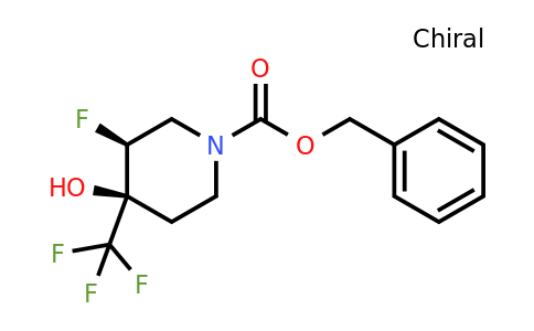 CAS 1951441-27-2 | trans-benzyl 3-fluoro-4-hydroxy-4-(trifluoromethyl)piperidine-1-carboxylate