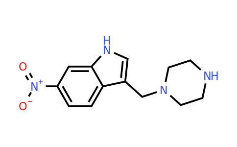 CAS 1951444-79-3 | 6-Nitro-3-(piperazin-1-ylmethyl)-1H-indole