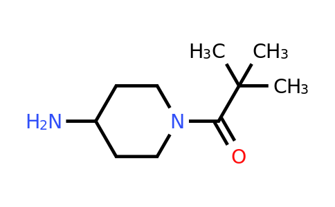 CAS 195390-63-7 | 1-(4-Aminopiperidin-1-yl)-2,2-dimethylpropan-1-one