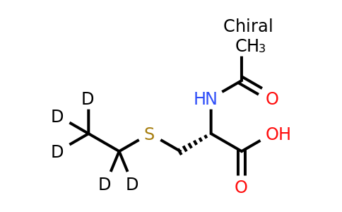 CAS 19542-76-8 | N-acetyl-S-ethyl-D5-L-cysteine