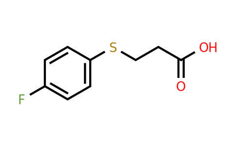 CAS 19543-85-2 | 3-((4-Fluorophenyl)thio)propanoic acid