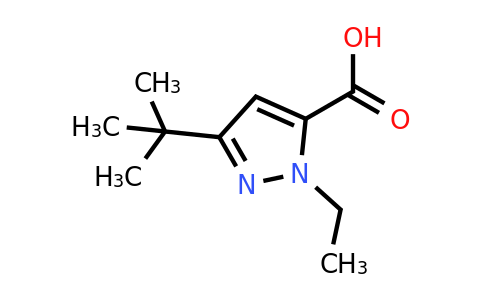 CAS 195447-83-7 | 3-(tert-Butyl)-1-ethyl-1H-pyrazole-5-carboxylic acid