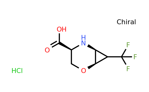 CAS 1955485-19-4 | (1R,4S,6S)-7-(trifluoromethyl)-2-oxa-5-azabicyclo[4.1.0]heptane-4-carboxylic acid;hydrochloride