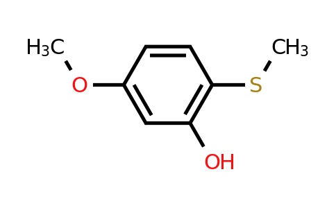 CAS 19555-08-9 | 5-Methoxy-2-(methylthio)phenol