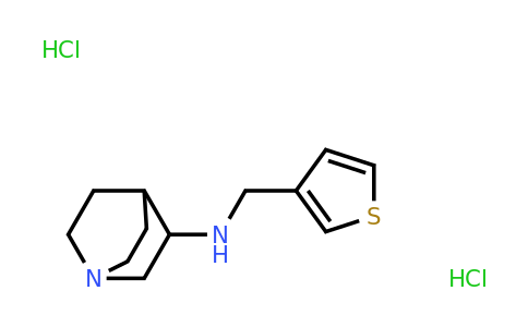 CAS 1955540-89-2 | N-(Thiophen-3-ylmethyl)-1-azabicyclo[2.2.2]octan-3-amine dihydrochloride