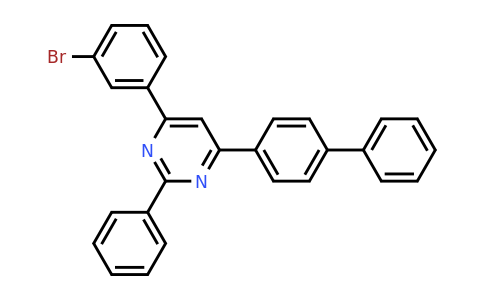 CAS 1955546-93-6 | 4-([1,1'-Biphenyl]-4-yl)-6-(3-bromophenyl)-2-phenylpyrimidine