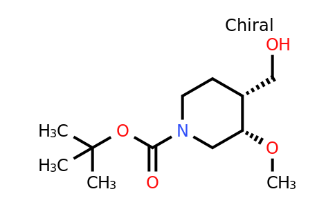 CAS 195628-22-9 | tert-butyl cis-4-(hydroxymethyl)-3-methoxypiperidine-1-carboxylate