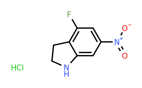 CAS 1956306-88-9 | 4-Fluoro-6-nitroindoline hydrochloride