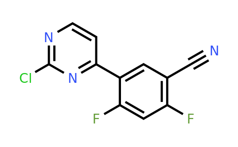CAS 1956307-41-7 | 5-(2-Chloropyrimidin-4-yl)-2,4-difluorobenzonitrile