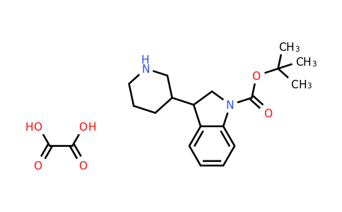 CAS 1956310-16-9 | tert-Butyl 3-(piperidin-3-yl)indoline-1-carboxylate oxalate
