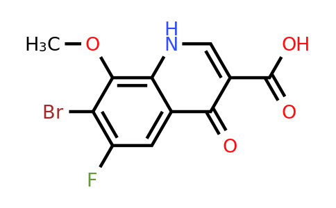CAS 1956310-19-2 | 7-Bromo-6-fluoro-8-methoxy-4-oxo-1,4-dihydroquinoline-3-carboxylic acid