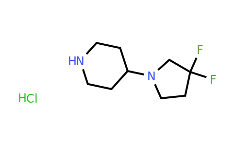 CAS 1956310-36-3 | 4-(3,3-Difluoropyrrolidin-1-yl)piperidine hydrochloride