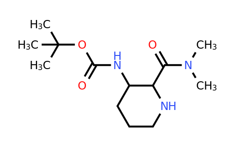 CAS 1956318-10-7 | tert-Butyl (2-(dimethylcarbamoyl)piperidin-3-yl)carbamate