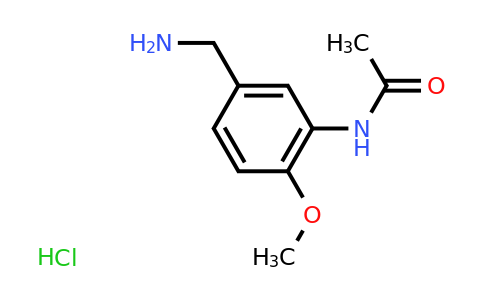 CAS 1956318-41-4 | N-(5-Aminomethyl-2-methoxy-phenyl)-acetamide hydrochloride