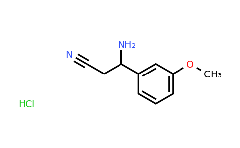 CAS 1956324-43-8 | 3-Amino-3-(3-methoxyphenyl)propanenitrile hydrochloride