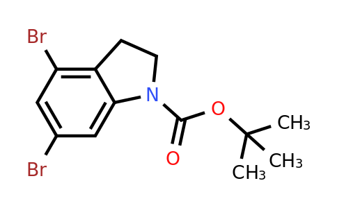 CAS 1956324-96-1 | tert-Butyl 4,6-dibromoindoline-1-carboxylate