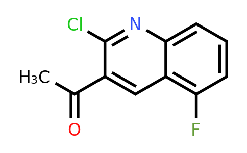 CAS 1956326-50-3 | 1-(2-Chloro-5-fluoroquinolin-3-yl)ethanone