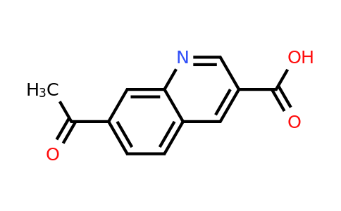 CAS 1956328-33-8 | 7-Acetylquinoline-3-carboxylic acid