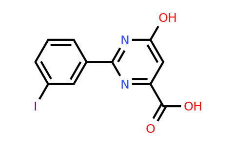 CAS 1956328-47-4 | 6-Hydroxy-2-(3-iodophenyl)pyrimidine-4-carboxylic acid