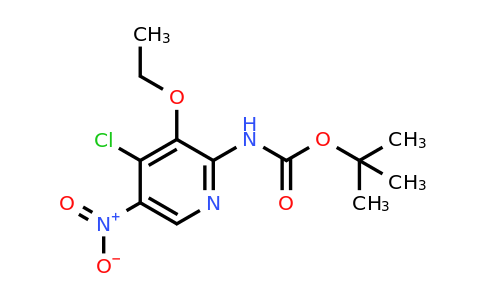 CAS 1956331-11-5 | tert-Butyl (4-chloro-3-ethoxy-5-nitropyridin-2-yl)carbamate