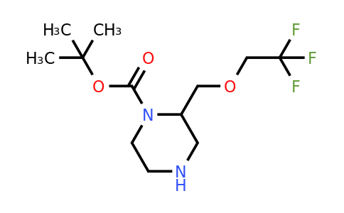 CAS 1956331-60-4 | tert-butyl 2-[(2,2,2-trifluoroethoxy)methyl]piperazine-1-carboxylate