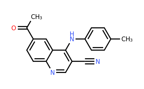 CAS 1956331-65-9 | 6-Acetyl-4-(p-tolylamino)quinoline-3-carbonitrile