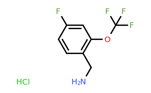 CAS 1956331-72-8 | (4-Fluoro-2-(trifluoromethoxy)phenyl)methanamine hydrochloride