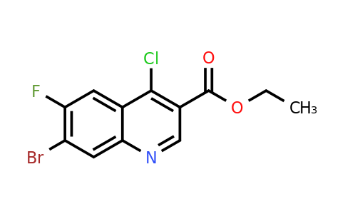 CAS 1956331-75-1 | Ethyl 7-bromo-4-chloro-6-fluoroquinoline-3-carboxylate