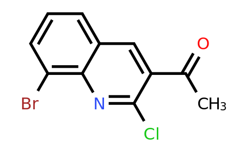 CAS 1956334-85-2 | 1-(8-Bromo-2-chloroquinolin-3-yl)ethanone