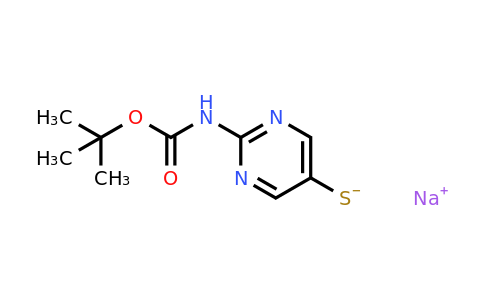 CAS 1956340-35-4 | Sodium 2-((tert-butoxycarbonyl)amino)pyrimidine-5-thiolate