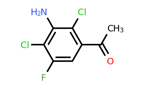 CAS 1956341-65-3 | 1-(3-Amino-2,4-dichloro-5-fluorophenyl)ethanone