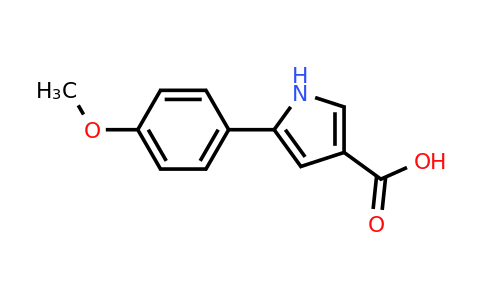 CAS 1956354-64-5 | 5-(4-Methoxyphenyl)-1H-pyrrole-3-carboxylic acid